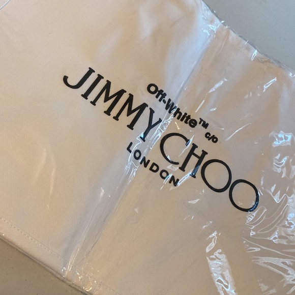 New Jimmy choo off white collab reusable tote bag - Picture 4 of 5